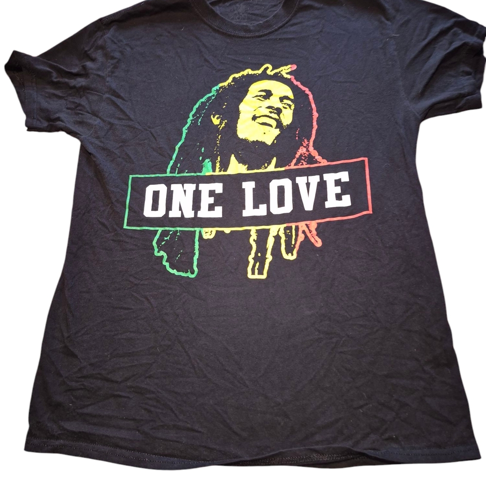 Black One Love Graphic Tee